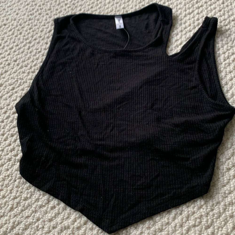 7 Day Weekend ribbed knit tank top